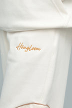 Unisex Beige Baggy Panelled Trousers – Relaxed Fit Streetwear Pants | HANGLOOM