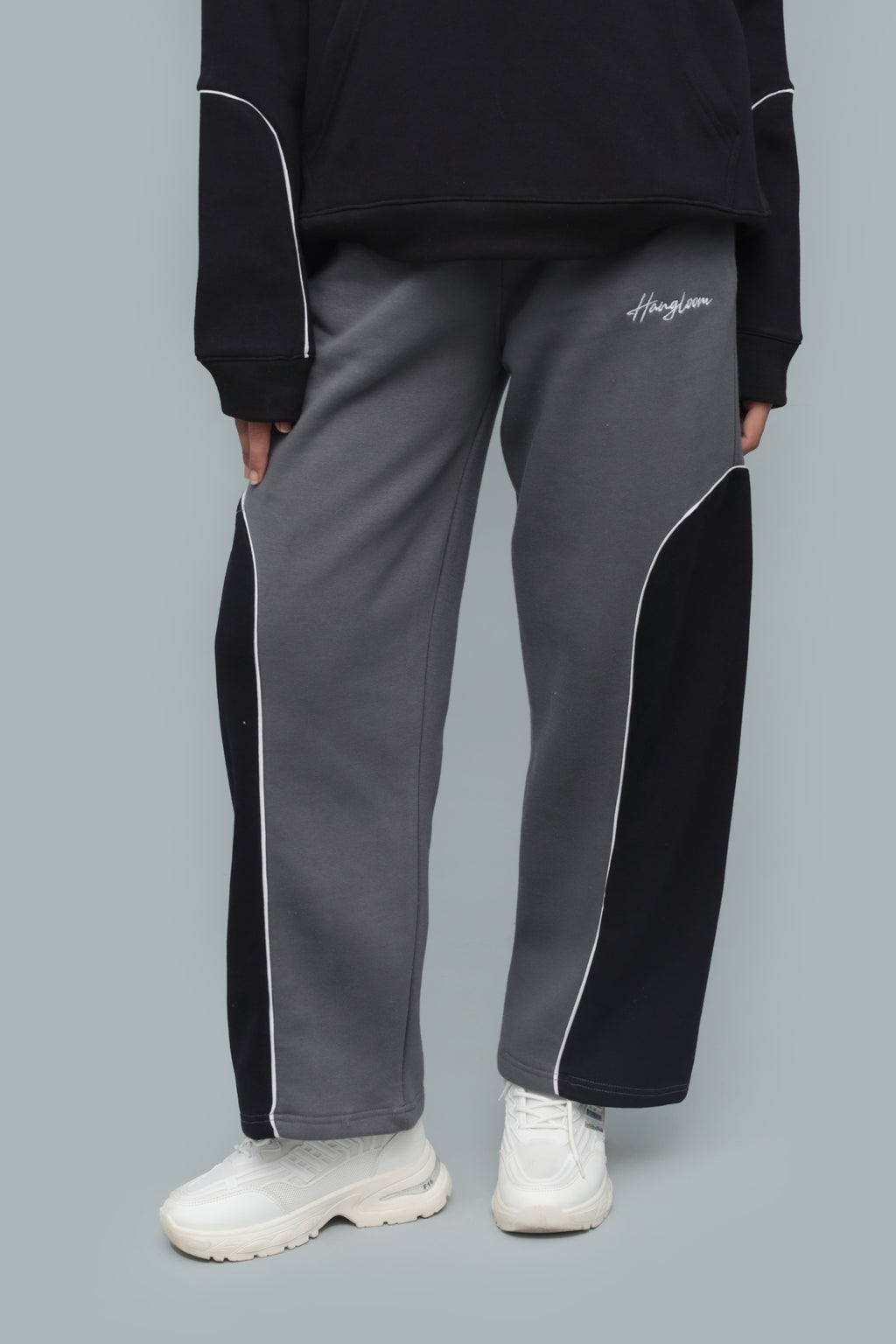 Unisex Shadow Baggy Panelled Trousers – Oversized Streetwear Pants | HANGLOOM