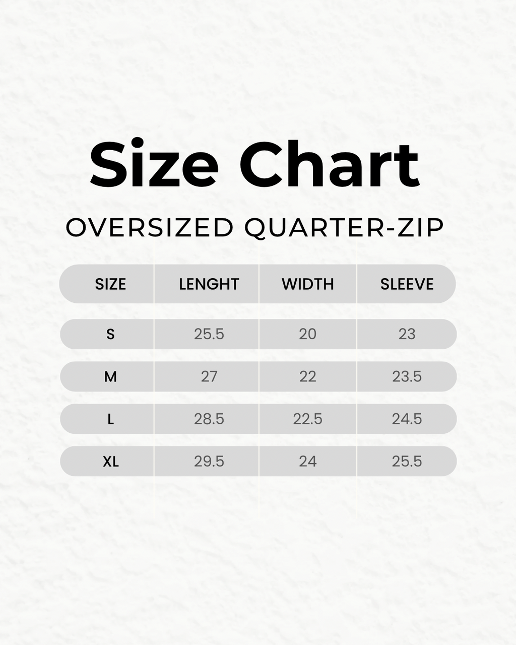 Unisex Ice Gray Quarter‑Zip Oversized Sweatshirt – 320 GSM Heavy Fleece | HANGLOOM