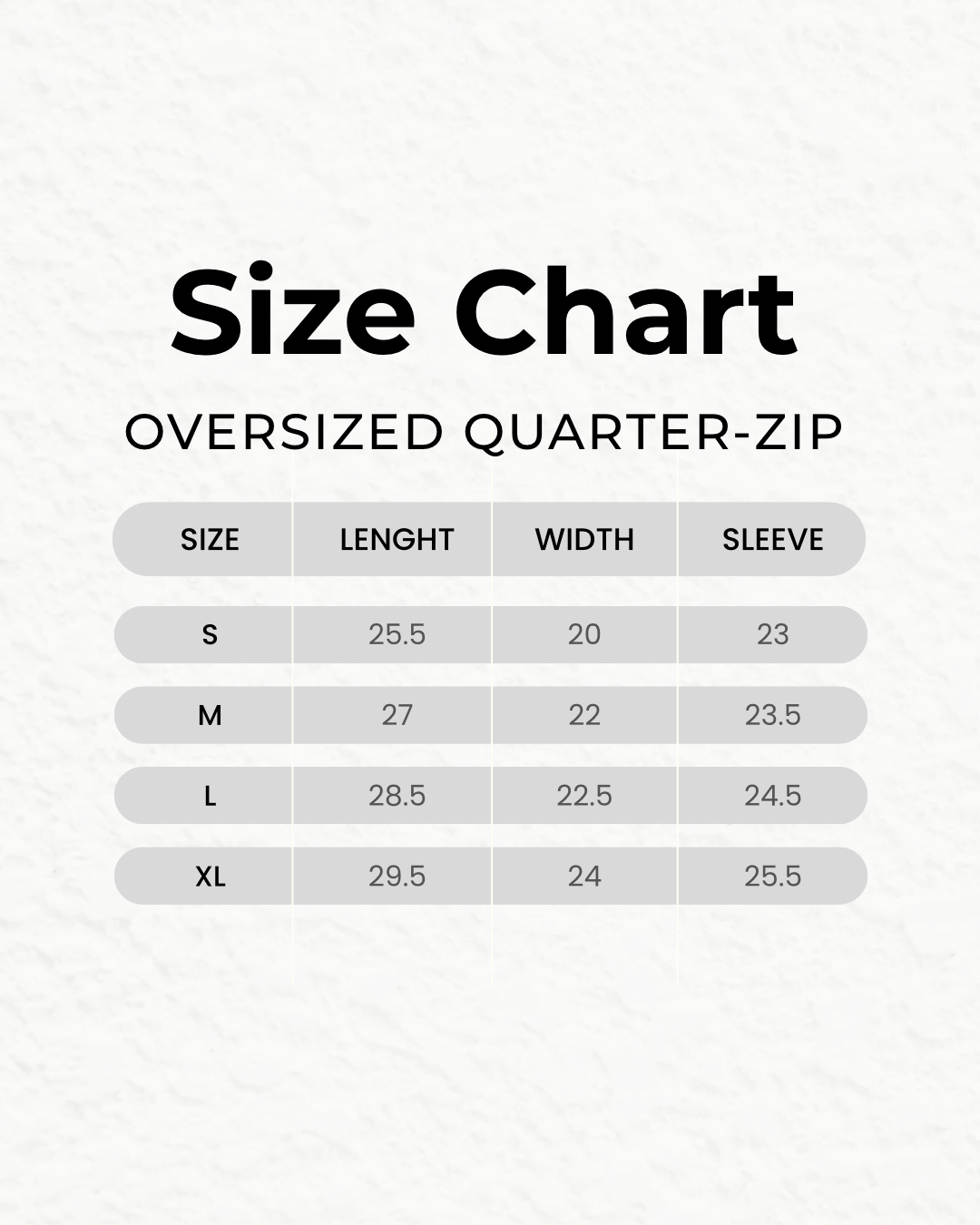 Unisex Ice Gray Quarter‑Zip Oversized Sweatshirt – 320 GSM Heavy Fleece | HANGLOOM