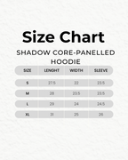 Unisex Black Panelled Baggy Hoodie – 350 GSM Heavy Fleece, Oversized Streetwear | HANGLOOM